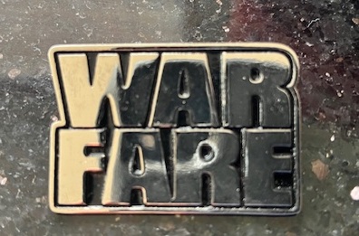 Warfare - Logo metal pin badge